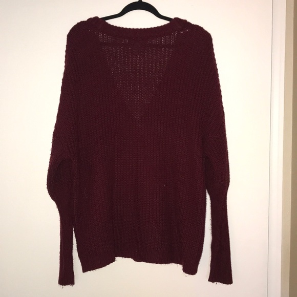 Oversized slouchy knit sweater - Picture 5 of 5